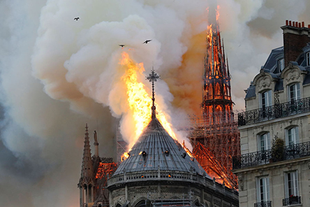 Notre Dame Fire 2019 NY Times