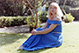 Sarah in blue dress #3
